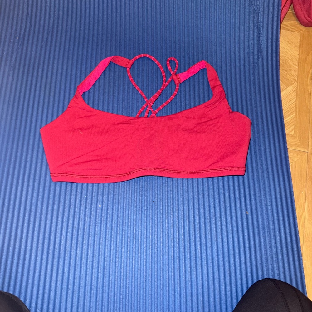 Women's pink  Strappy Bralette